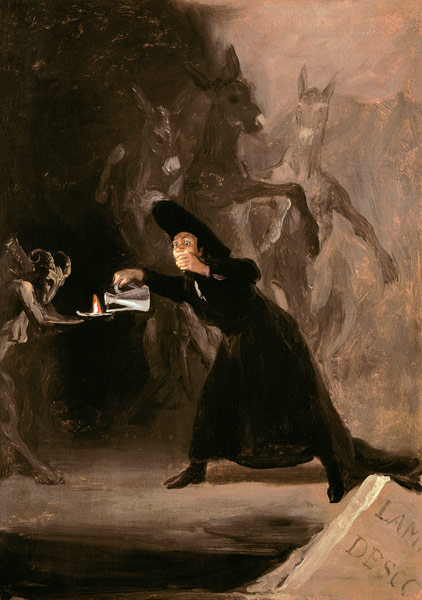 The Devils Lamp od Francisco José de Goya