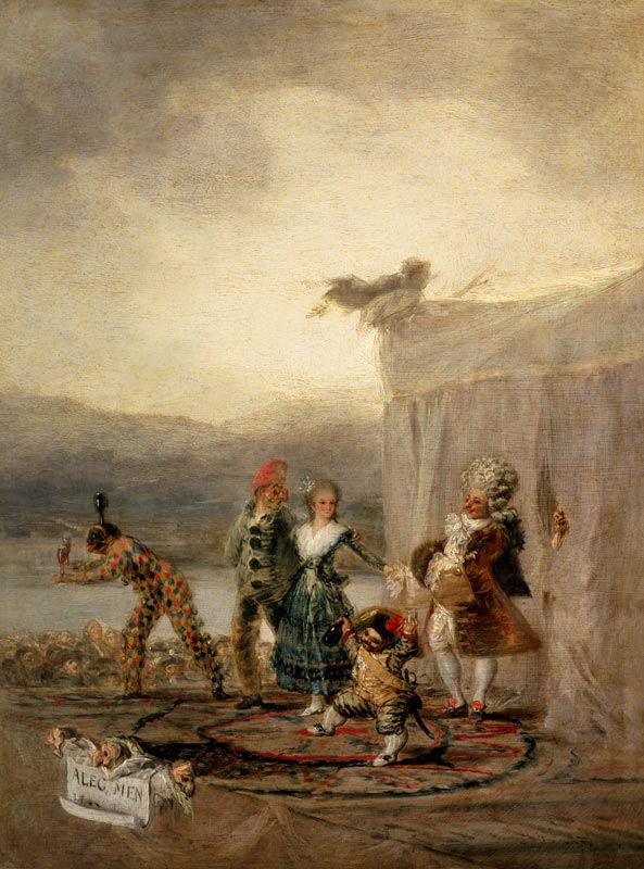 Strolling Players od Francisco José de Goya