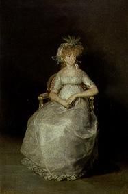 Portrait the Comtesse Chinchon od Francisco José de Goya