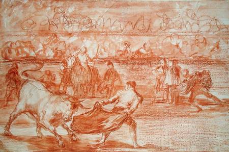 Bullfighting od Francisco José de Goya