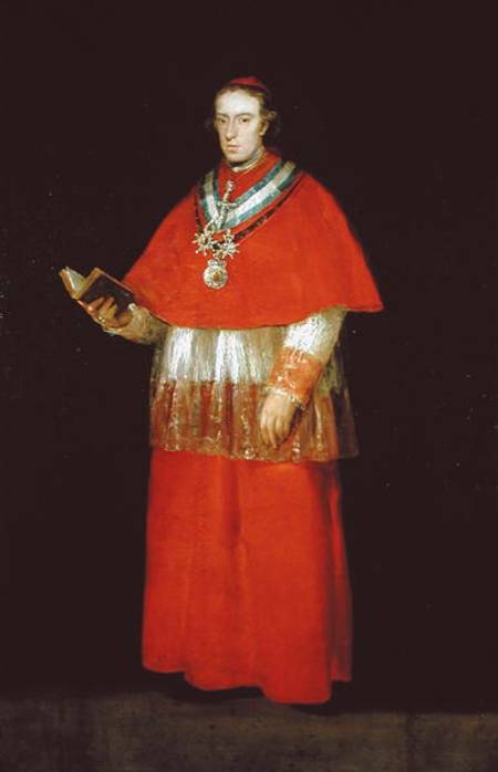 Cardinal Don Luis de Bourbon (1777-1823) od Francisco José de Goya