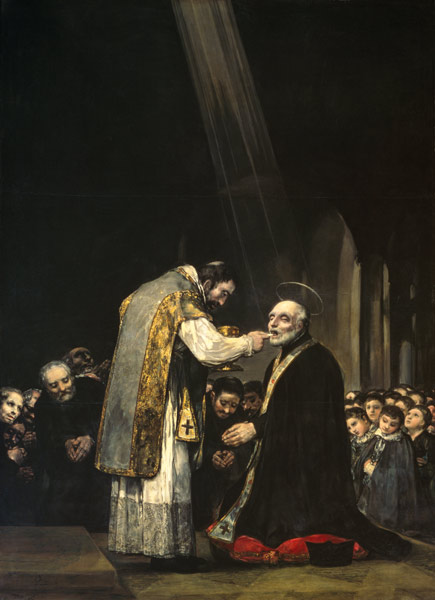 Communion of St.Joseph Calasanza od Francisco José de Goya
