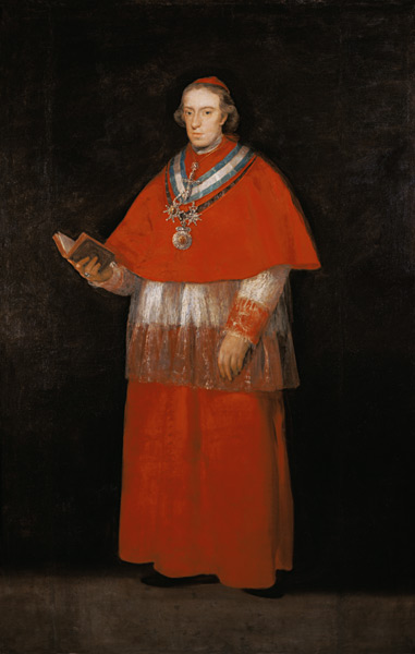 The cardinal Luis Maria de Borbón y Vallabriga. od Francisco José de Goya