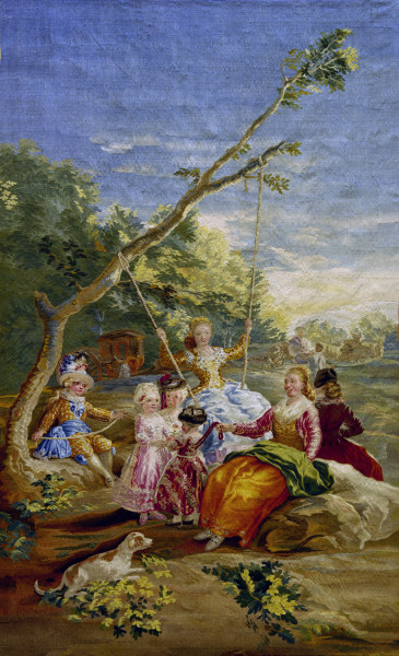 The Swing od Francisco José de Goya