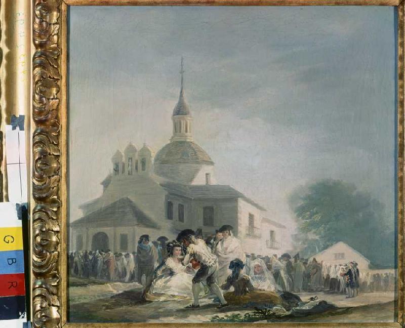 The Einsiedelei of the St. Isidor od Francisco José de Goya