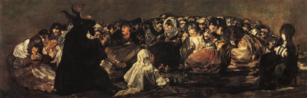 Witches' sabbath od Francisco José de Goya