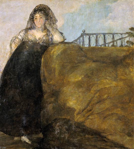 Leocadia Zorilla, the Artist's Housekeeper od Francisco José de Goya