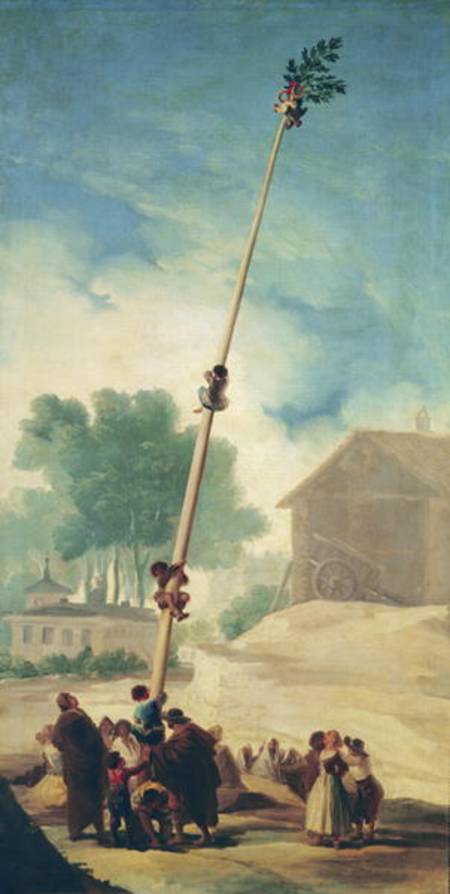 The Greasy Pole od Francisco José de Goya