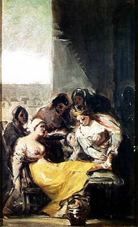 St. Isabella Caring for the Lepers od Francisco José de Goya
