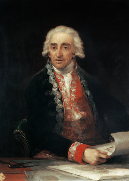 Portrait of the Juan de Villanueva. od Francisco José de Goya