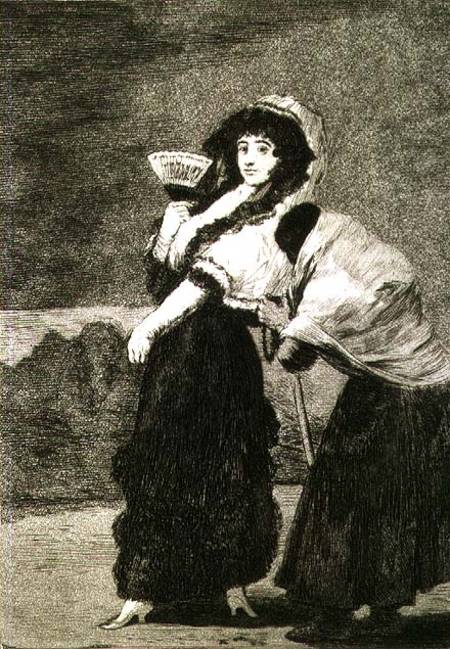 "May God forgive her: it was her mother" od Francisco José de Goya