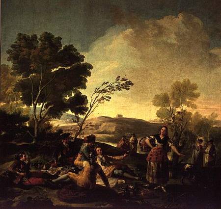 Picnic by the Banks of a River od Francisco José de Goya