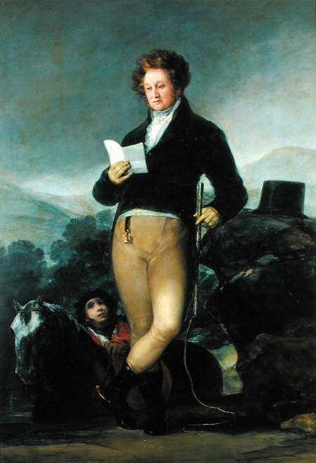 Portrait of Don Francisco de Borja Tellez Giron (1786-1851) od Francisco José de Goya