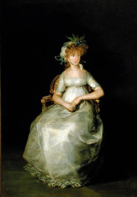 Portrait of Maria Teresa (d.1820) of Ballabriga, Countess of Chinchon od Francisco José de Goya