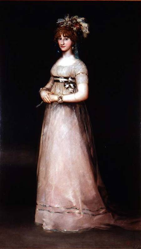 Portrait of Maria Theresa de Bourbon y Vallabriga, the Condesa de Chinchon od Francisco José de Goya