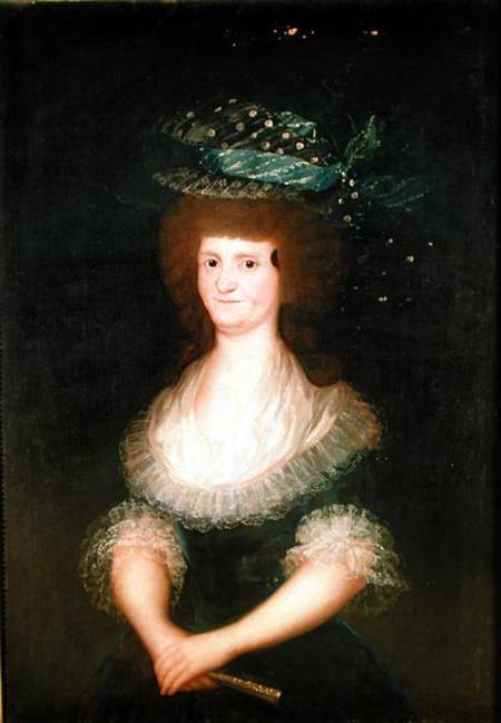 Portrait of Queen Maria Luisa (1751-1819) wife of King Charles IV (1788-1808) of Spain od Francisco José de Goya