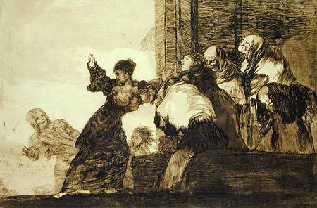 Proverb 11 from the Follies Series od Francisco José de Goya