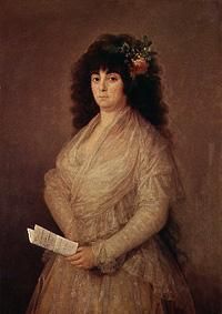 The actress (Maria Del Rosario Fernández) od Francisco José de Goya