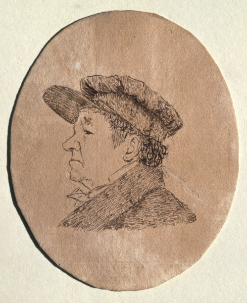 Franc?­sco de Goya , Self-portrait 1824 od Francisco José de Goya