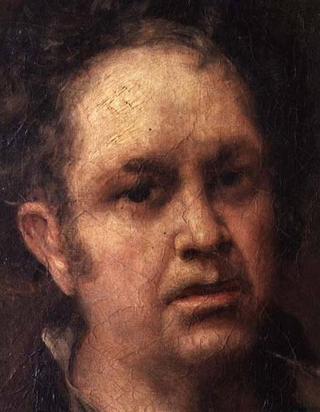 Self Portrait at the Age of 69 od Francisco José de Goya