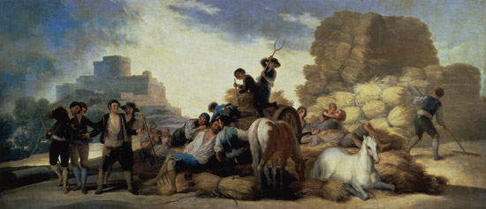 Summer, or The Harvest od Francisco José de Goya