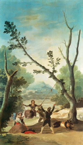 The Swing od Francisco José de Goya