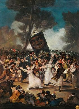 El entierro de sardina, F.de Goya