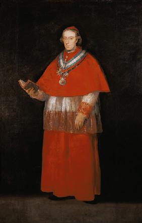The cardinal Luis Maria de Borbón y Vallabriga.