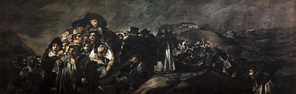 (the pilgrimage of the San Isidro end the black pictures of the Quinta del Sordo) od Francisco José de Goya