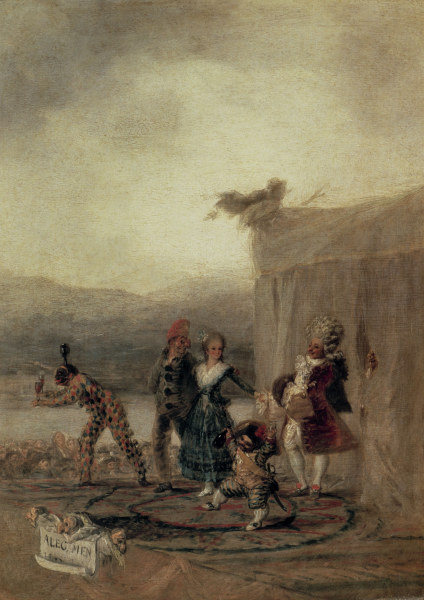 Travelling Commedia dellarte. od Francisco José de Goya