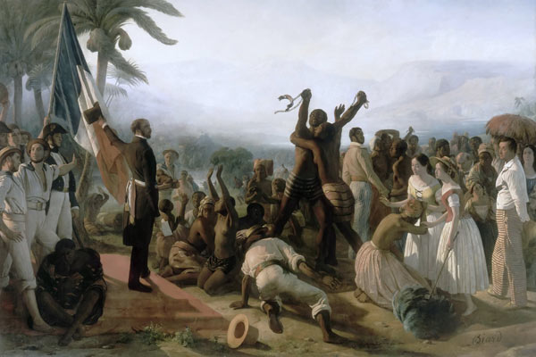 Proclamation of the Abolition of Slavery in the French Colonies, 27 April 1848 od François August Biard