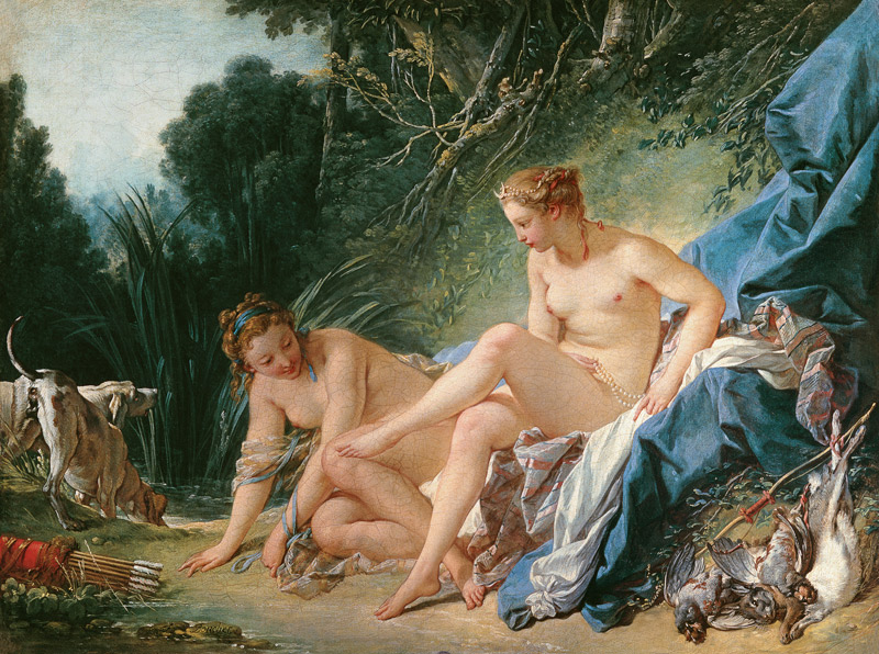 The bath of Diana. od François Boucher