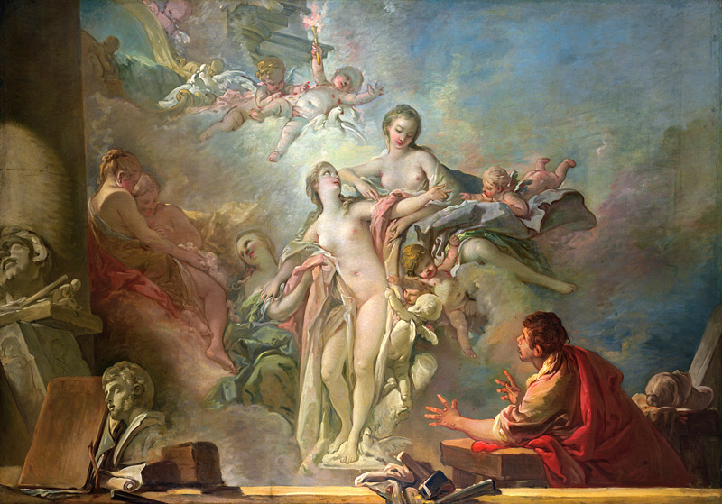 Pygmalion and Galatea od François Boucher