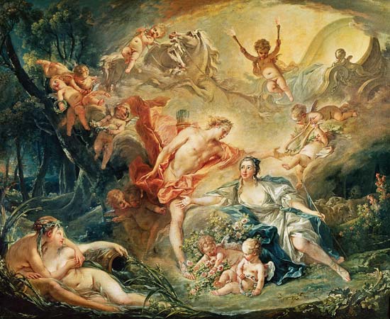 Apollo Revealing his Divinity to the Shepherdess Isse od François Boucher