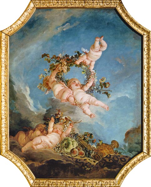 Autumn, from a series of the Four Seasons in the Salle du Conseil od François Boucher