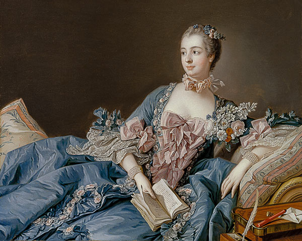 Madam de Pompadour od François Boucher