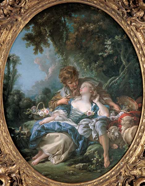 Lovers' tryst od François Boucher