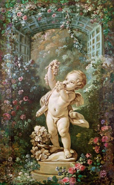 Cupid with Grapes od François Boucher