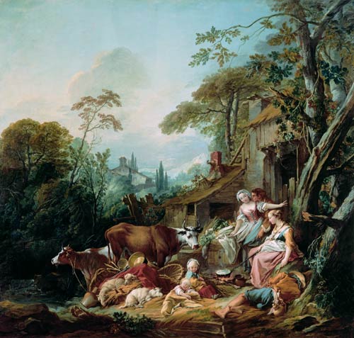 Rural idyll od François Boucher