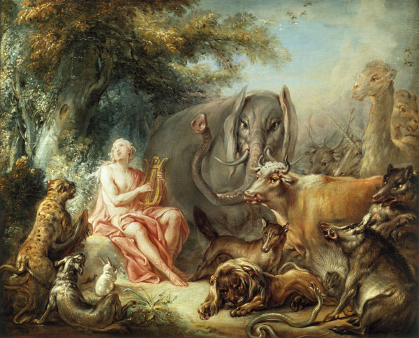 Orpheus enchants the Animals od François Boucher
