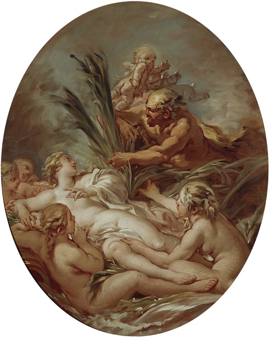Pan and Nymph Syrinx od François Boucher