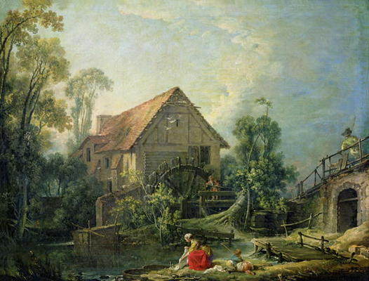 The Mill, 1751 (oil on canvas) od François Boucher