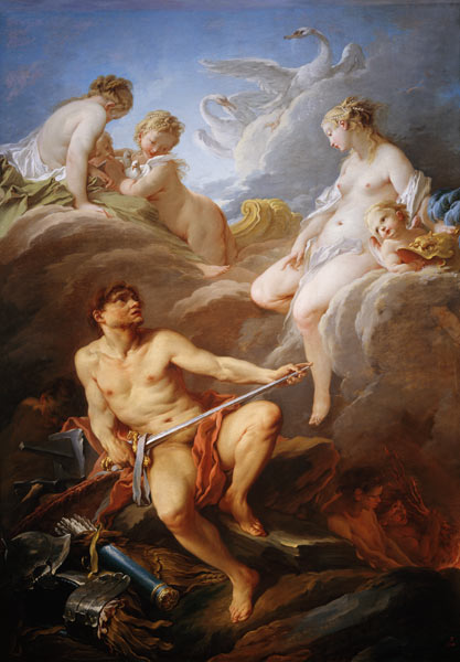 Venus Asking Vulcan for the Armour of Aeneas od François Boucher