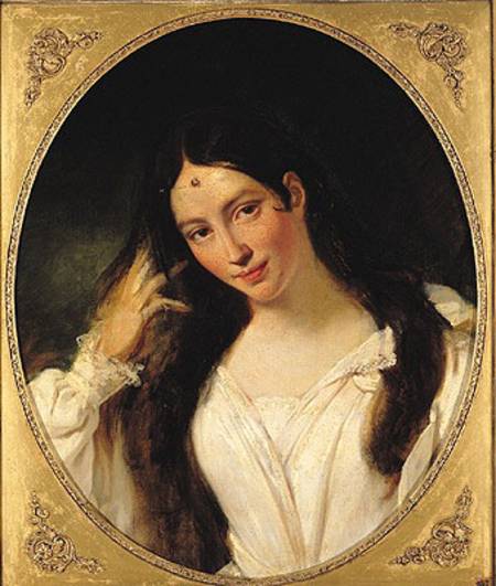 Portrait of 'La Malibran' in the Role of Desdemona od Francois Bouchot