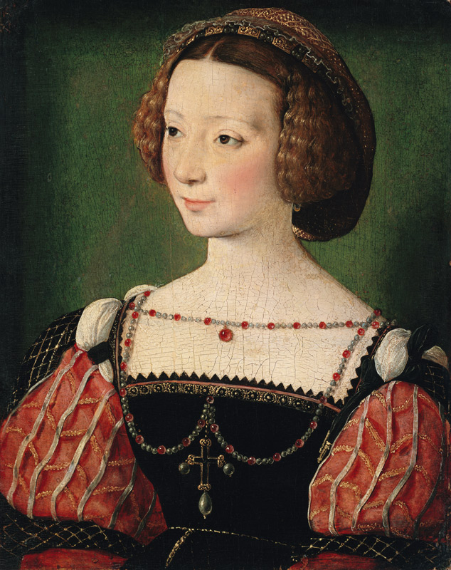 Portrait of Beatrix Pacheco, Countess of Montbel and Entremonts od François Clouet