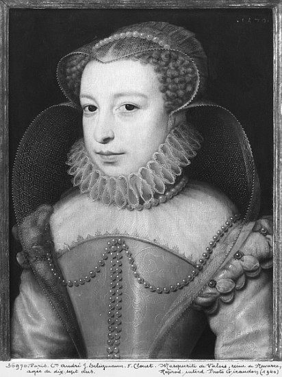 Marguerite de Valois (1553-1615) Queen of Navarre, known as Queen Margot, aged 17 od François Clouet