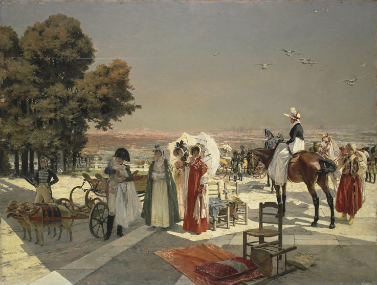 Reception at Compiègne in 1810 od François Flameng