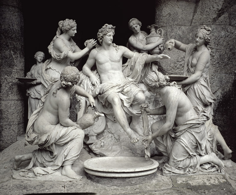 Apollo Tended by the Nymphs, intended for the Grotto of Thetis executed with the assistance of Thoma od Francois Girardon