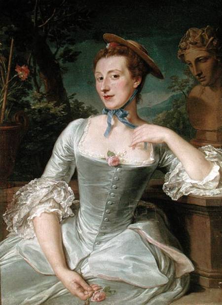 Jeanne Antoinette Poisson (1721-64) Marquise de Pompadour od François-Hubert Drouais
