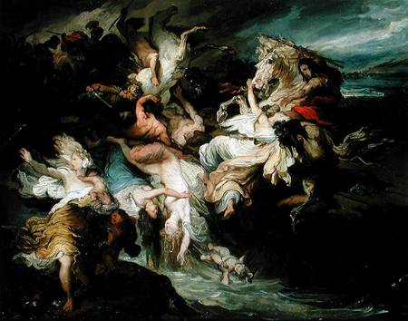 The Defeat of the Teutons and the Cimbri by Gaius Marius (c.157-86 BC) od François-Joseph Heim